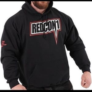 Redcon1 Red and White Outline Hoodie